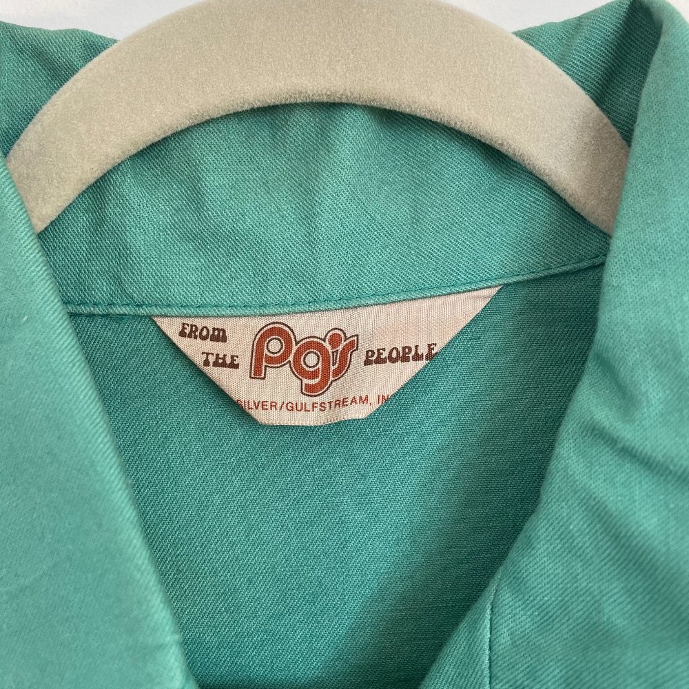 Vintage 1970s Silver/Gulfstream Pg’s People Long Sleeve Shirt - Picture 4 of 6